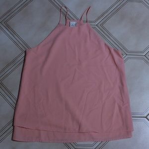 Paper Crane Peach Layered Blouse